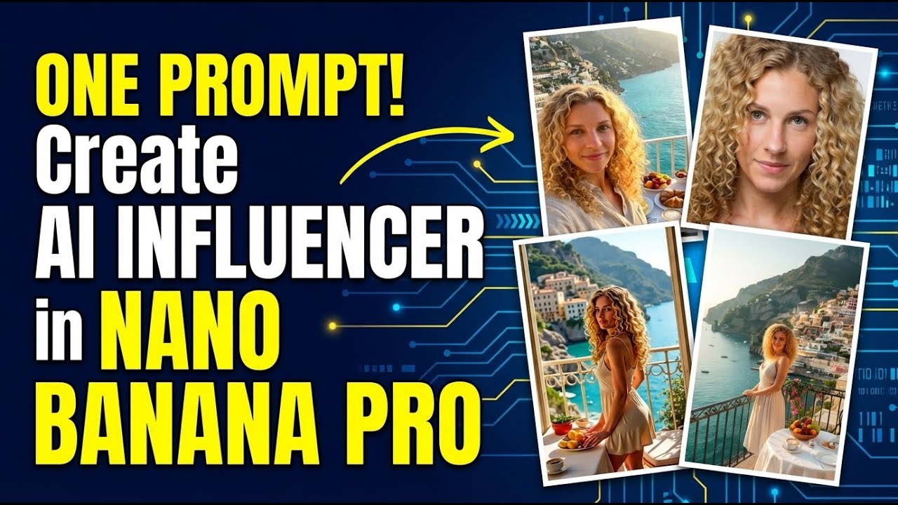 🚀 Nano Banana Pro Is INSANE! The Ultimate Step-By-Step AI Influencer Creation Guide