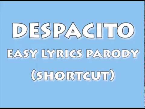 DESPACITO - EASY LYRICS - SHORTCUT (Easier)