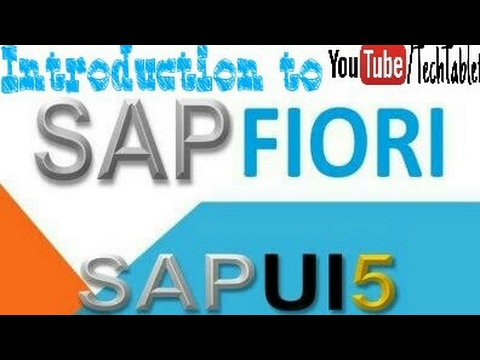 1.  Introduction to SAP UI5 FIORI for Beginners - Varun Rao