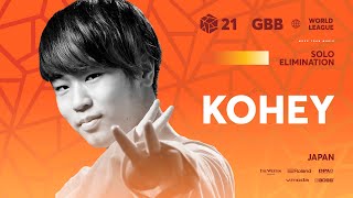 zedeにこういうリアクションさせる刻みすばらしい（00:05:04 - 00:06:07） - Kohey 🇯🇵 | GRAND BEATBOX BATTLE 2021: WORLD LEAGUE | Solo Elimination