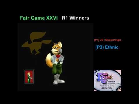 Fair Game XXVI: JS | Sleepbringer (Shiek) vs. Ethnic (Fox) - Losers R1