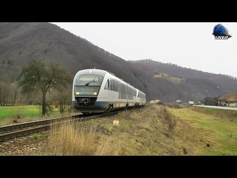 Trenuri in Halta Negreni, Judetul Cluj - Trains in Negreni Halt, Cluj County - 03 March 2014