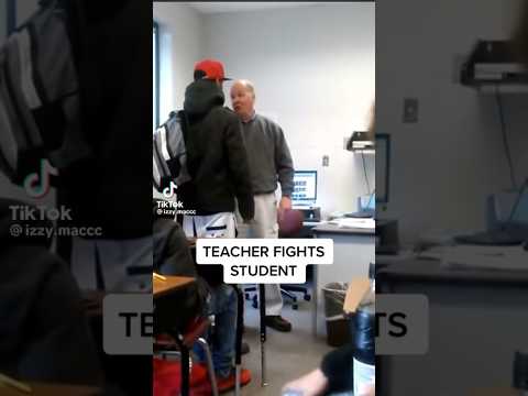 white teacher fights black student‼️wtf #trending #viral #youtubeshorts #funny #youtube #fight