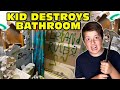 Kid Temper Tantrum Trashes And Destroys Bathroom Parents FREAK OUT HBADA E3 Ergonomic Chair