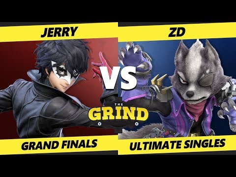 The Grind 120 Online Grand Finals - Jerry (Wario, Joker) Vs ZD [L] (Wolf, Fox) Smash Ultimate - SSBU