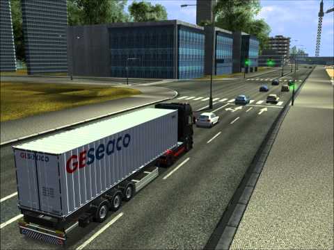 Euro Truck Simulator trasa Scanią  Rzym-Neapol