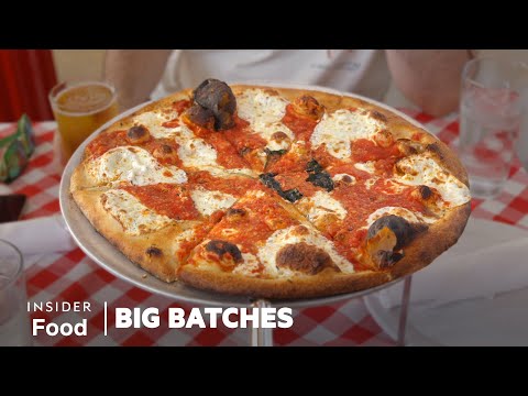 How New York’s Best Pizzeria Makes 140,000 Pizzas In Its Coal-Fired Oven Every Year | Big Batches