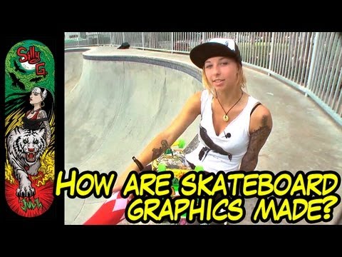 How are skateboard graphics made? (featuring Julz Lynn)