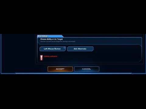 Starcraft 2 Co-Op: How to apply Choose Ability or A.I. Target.