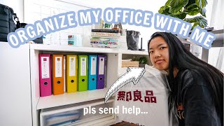 *extreme* OFFICE cleaning + organization!