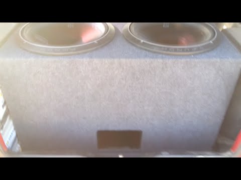 X2 Subs Rockford Fosgate P3 15 AMP Soundstreem TRX2000D Sound SPL Bass Competition