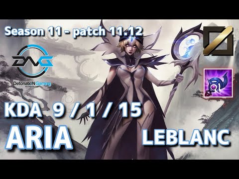【韓国サーバー/GM】DFM Aria ルブラン(Leblanc) VS BRO Yaharong サイラス(Sylas) MID - Patch11.12 KR Ranked【LoL】