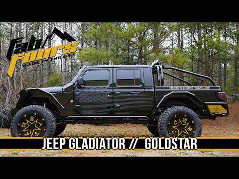 Fab Fours' "Goldstar" Jeep Gladiator - The Parts for The Cause