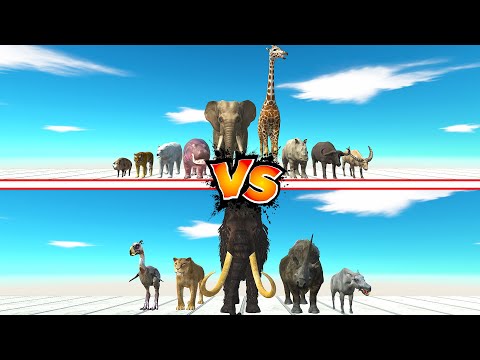 New Update. Prehistoric Mammals vs Modern Mammals - Animal Revolt Battle Simulator