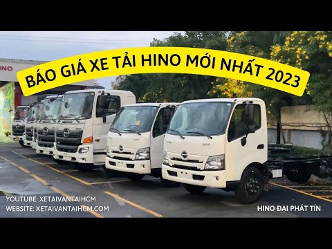 Báo giá các dòng xe tải Hino mới nhất 2023 