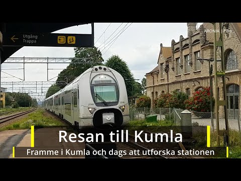 2021-07-07 TÅGLUFF Resan till Kumla - Framme i Kumla och dags att utforska stationen