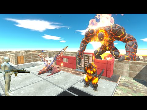 FPS AVATAR RESCUE MISSION vs LAVA BOY in DEADLY MAZE - ARBS