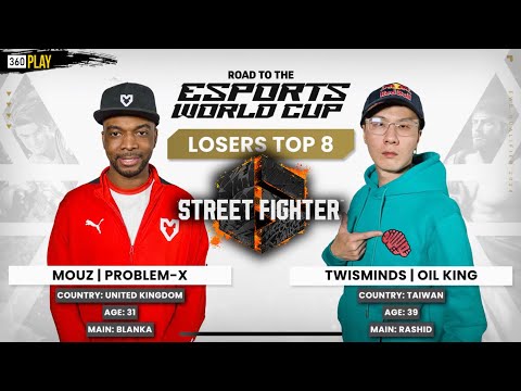 SF6 ▰ PROBLEM X (BLANKA) vs OIL KING (RASHID) LOSERS TOP 8 | DreamHack Esports World Cup 2024