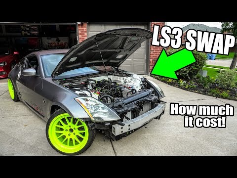 How much did it cost to LS3 swap my 350Z?