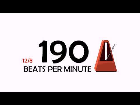 190 BPM 12/8 Metronome