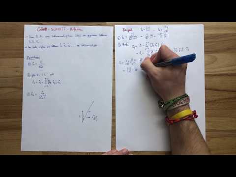 Gram Schmitt Verfahren | Höhere Mathematik