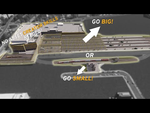 No Asset Creator Skills needed! Make your own train station! | Cities Skylines Tutorial