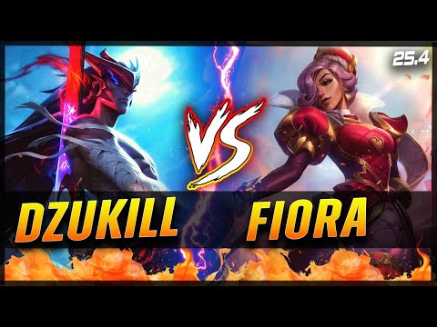 Dzukill - Yone vs Fiora TOP Patch 25.4 - Grandmaster Yone Gameplay