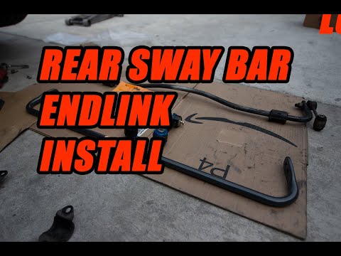 08-14 Lexus IS-F Rear Sway bar and Endlink Install