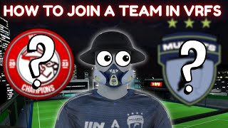 How To Join A Team In VRFS