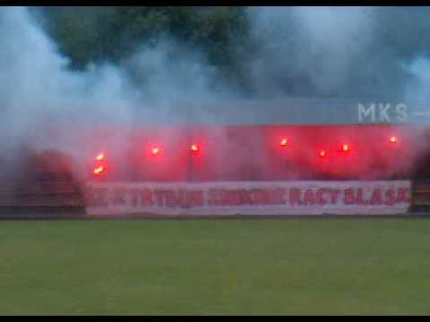 Alwernia oprawa kibiców.MPG