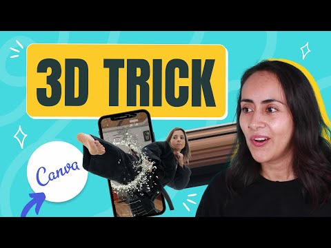 How to CREATE a 3D EFFECT in Canva Fun Creative Tricks in Canva