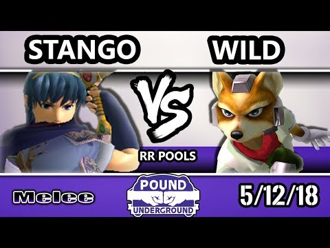 Pound Underground - SS | Stango (Marth) Vs. WiLD (Fox) - Smash Melee Round Robin Pools