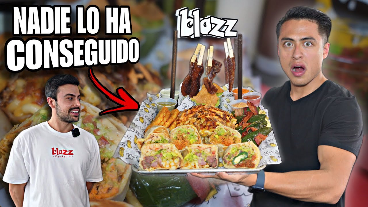 ESTÁ CHAROLA de +3KG NADIE HA PODIDO TERMINARLA HASTA HOY 🌯 **GANAS $2,500 Si Puedes COMERLA! 🤯🔥