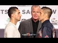 JOSESITO LOPEZ VS. JOHN MOLINA JR - FULL FACE OFF VIDEO