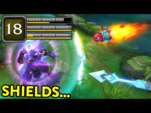 Shields are a little bit broken 🙂