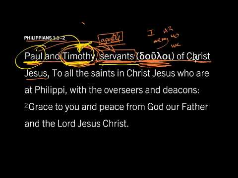 Do You Serve God or Man? Philippians 1:1, Part 1