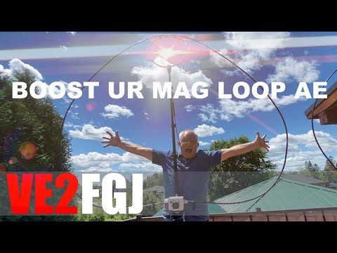 Boost your Magnetic Loop Antenna on 20M 40M 80M - Chameleon F-Loop 3.0 and others