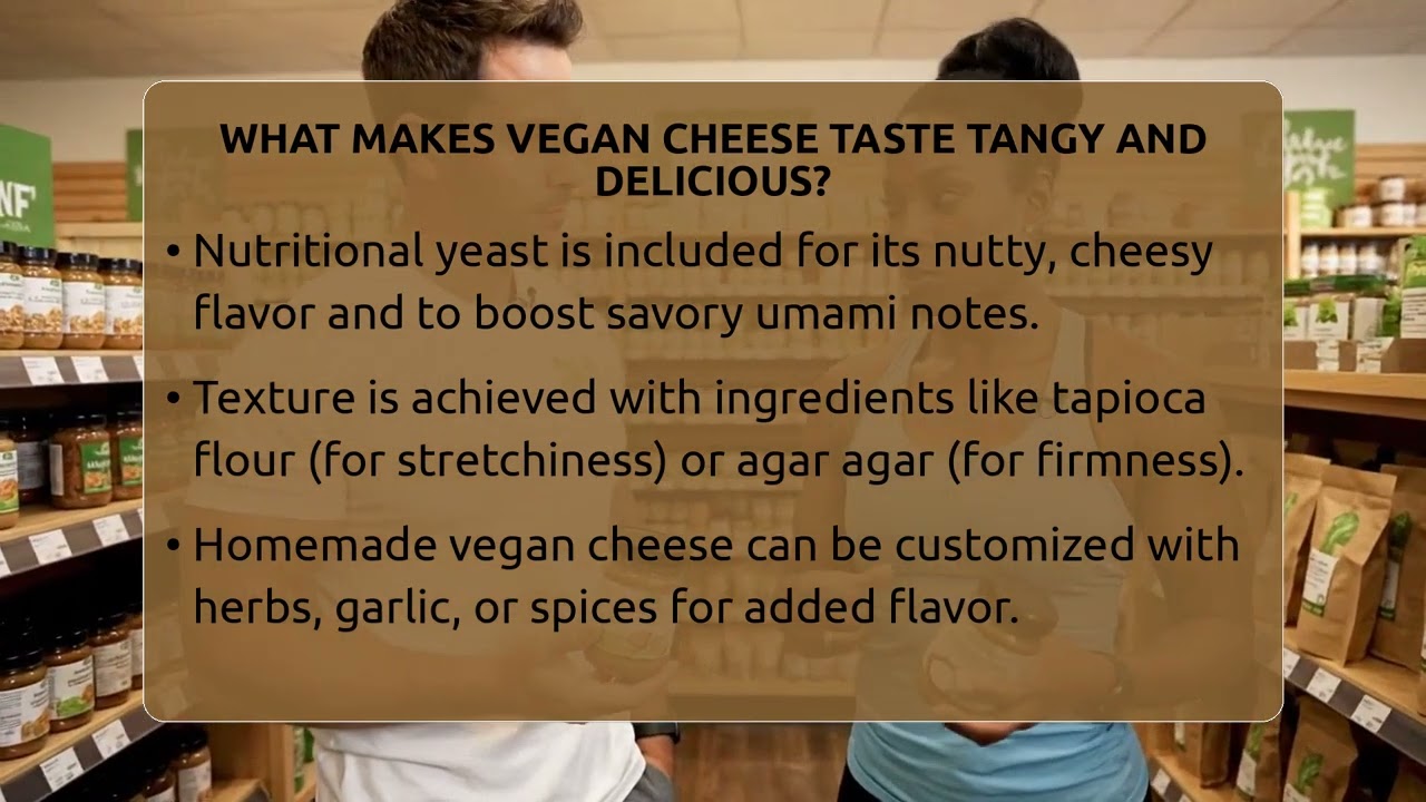What Makes Vegan Cheese Taste Tangy And Delicious? - The Conscious Vegetarian