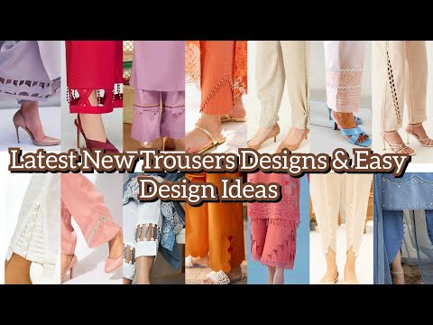 New Stylish Trousers Design & Ideas | Indian Style Trousers,Shalwar Design | By javeria Dress Design