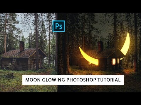 Dark Moon Glowing photoshop Tutorial | Glowing Effect | #shadowdesignart