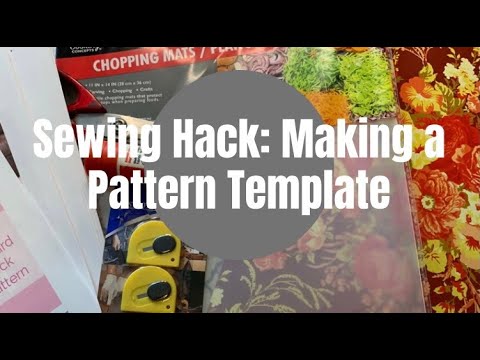 Making a Pattern Template | Sewing Hack |