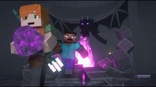 Download lagu Enderdragon Egg Theft | Alex and Steve Life | Minecraft Animation mp3