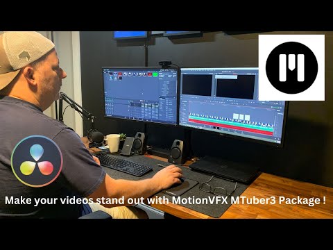 Make your Videos stand out out with The MotionVFX MTuber3 Plugin Package #motionvfx