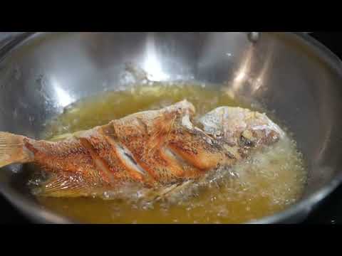 How to deep fry whole snapper fish at home