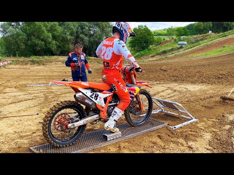Tom Vialle Riding 2023 KTM 250 SXF Factory