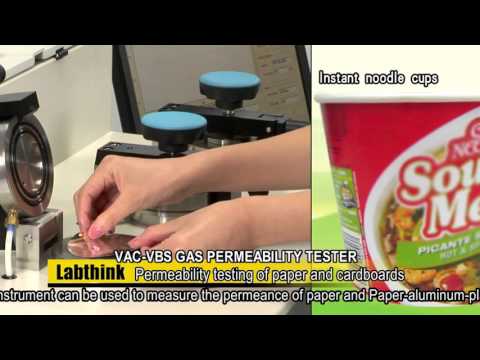 Gas Permeability Test Equipment of Paper and Cardboard - Labthink