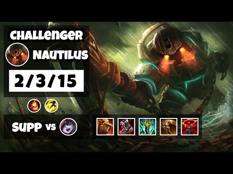 Nautilus Support 11.18 Challenger Gameplay Replay - S11 (2/3/15) - BR