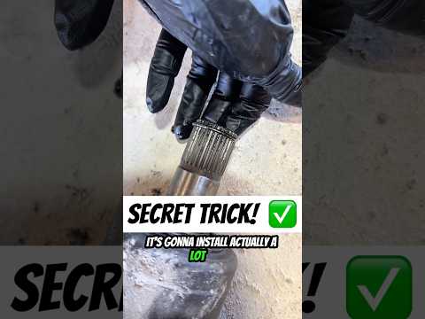 ❌ STOP Fighting CV Axles — Do THIS Instead #mechanic