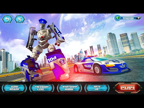 US Police Robot Car Revenge (1st to 5th Level)