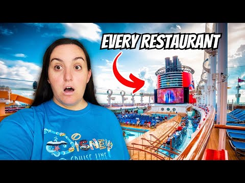 I ATE AT EVERY RESTAURANT ON A DISNEY CRUISE- Disney Dream